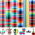 Cinco De Mayo Printed Transfer Vinyls HTV Mexican Design Heat Transfer Vinyls Serape Pattern Vinyls Striped Vinyl Sheets for Mexican Fiesta Theme ...