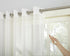 No. 918 - 50985 Emily Extra-Wide Sheer Voile Sliding Patio Door Curtain Panel, 100" x 84", Ivory...