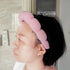 Fashion Spa Headband Wristband Set for Washing Face Get Ready Hairband Sponge Makeup Skincare Headband Wrist Band Soft Hairband for Women Girls Pu...