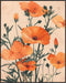 Posterizer 1 pcs-wild big orange flowers-minimalist design-Floral & Botanical Art-Abstract & Modern Art-Decor for Home & Office- UNFRAMED Wall Art...