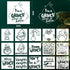 16 Pcs Christmas Stencils Reusable Christmas Stencil Templates Christmas Holiday Wood, Wall, Fabric,Chalkboard, Sign, DIY Art Projects Decoration...