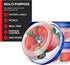 Stock Your Home 8oz Plastic Containers with Twist Top Lids (4 Pack), 1 Cup Small Freezer Containers for Leftover Food, Airtight Reusable Soup Cont...