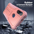 ExoGuard for Moto E Case, Rubber Shockproof Full-Body Cover Case Built-in Screen Protector and Kickstand Compatible with Moto E Phone 2020 (Pink)...