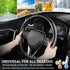 Cartist Carbon Fiber Steering Wheel Cover - Anti-Slip, Comfortable Grip for Men/Women - Durable, Universal Car Accessory (Black)...