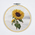DUTCH STITCH BROTHERS - Sunflower Counted Cross Stitch 6" Hoop and pattern included - Cross stitching kits for adults advanced and beginners...