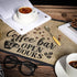 Cunhill 2 Pieces Coffee Bar Mat,Coffee Bar Accessories 20 x 14 Inch Coffee Bar Decoration Coffee Placemats for Coffee Machine, Coffee Bar, Counter...