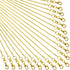 TecUnite 24 Pack Gold Snake Chain Necklace Chains with Lobster Clasps Gifts DIY for Jewelry Making, 1.2 mm...
