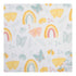 Sammy & Lou Butterfly Sunshine 2-Pack Microfiber Fitted Crib Sheet Set, Fits Standard Crib Mattress 28 in x 52 in; Fully Elasticized,...