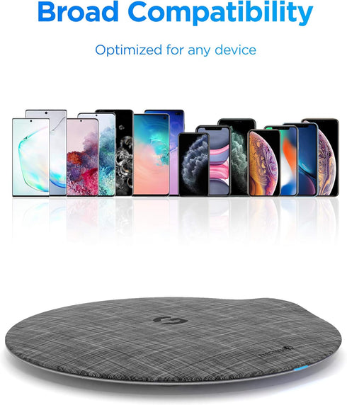 Encased Fast Charge Wireless Charger for LG G7 ThinQ, LG G8 ThinQ, Rapid Quick Charge Qi Pad w/Charging Power Cable (Ac Adapter Sold Separately) C...