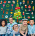 SICOHOME Christmas Bulletin Board Decorations Set 48 Pcs Winter Classroom Decoration Merry Christmas Tree Paper Cutout Christmas Home Wall School ...