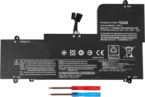 L15M4PC2 L15L4PC2 Laptop Battery Replacement for Ideapad Yoga 710 14 15 710-14ISK/141SK 710-11 710-14IKB 710-141KB 80V4 710-15IKB/151KB 710-15ISK/...