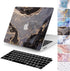 Watbro Compatible with MacBook Air 13 Inch Laptop Case 2020 2019 2018 Release A2337 M1/A2179/A1932,Colorful Marble Case with Keyboard Cover Skin f...