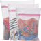 Honbay Set of 3 Mesh Laundry Bags for Lingerie Socks Pantyhose Baby Clothes and Stuffed Toys Used in Both Washing Machine and Dryer Coarse Mesh Zi...