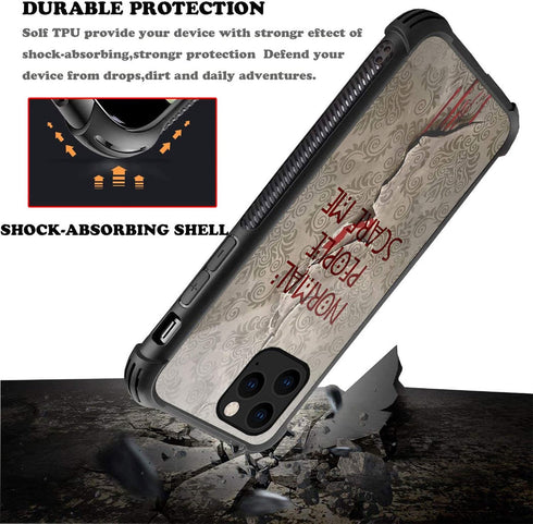 CARLOCA Compatible with iPhone 12 Pro Case,American Horror Story iPhone 12 Cases for Girls Boys,Graphic Design Shockproof Anti-Scratch Hard Back C...