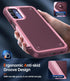 LeYi for Samsung Galaxy-A15-5G Case: Galaxy A15 5G Phone Case with Screen Protector, Dual Layer Protective Hard PC Back & Soft Bumper Resilient Sh...