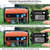 Digital Tachometer Small Engine Tach Hour Meter, Inductive Tacho Gauge, Total Time, Job Timer, RPM Meter, for Snowmobile Skis Motor Bike Go Kart L...