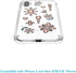 Speck Products Presidio Clear + Print iPhone Xs/iPhone X Case, DancingDiamonds Peach Gold/Clear...