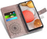Phone Case for Samsung Galaxy A42 5G Wallet Cases with Tempered Glass Screen Protector Sunflower Leather Slim Flip Cover Card Holder Stand Cell Ac...
