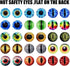 30MM 20PCS Dragon Eyes Glass Cabochon for Clay Doll Making Sculptures Props Craft Jewelry DIY Findings 1.18inches...
