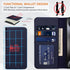 Wallet Case for iPhone 15 Plus 6.7",Genuine Leather Flip Folio Book Case Compatible with Magsafe,RFID Blocking Magnetic Card Slot Kickstand Phone ...