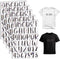 5 Sheets 180 Pcs Iron on Letters and Numbers, Iron on Transfers for Clothing, Shirts, Bags, Vests, Hats, Backpacks and Others, DIY Personal Letter...