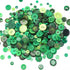 About 660 Resin Buttons of Various Specifications, Handmade Buttons, Sewing DIY Handicraft Buttons, Hand-Painted Decorative Buttons Green Series...