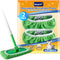 KEEPOW Reusable Microfiber Mop Pads for Swiffer Sweeper Mop, Washable Wet Pad Refills for Wet & Dry Use, Microfiber Dry Sweeping Cloths for Hardwo...