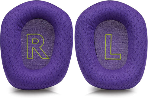 MOLGRIA Ear Pads Cushion, Replacement Fabric Earpads for Logitech G733 Wireless Gaming Headset (Purple)...