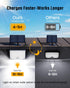 SUPERDANNY Solar Motion Sensor Outdoor Flood Lights with 113 Bright LEDs, Dusk to Dawn Outside Flood Lights with 16ft Cable IP65 Waterproof, Secur...