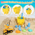 Beach Toys Sand Toys for Kids, Sand Castle Toys for Beach with Dump Truck, Sand Castle Bucket, Sand Molds, Shovel and Rake, Sandbox Toys for Toddl...