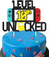 Level 10th Cake Topper for Video Game Theme Gaming Party Birthday Anniversary Celebration...