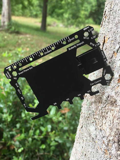 Multitool 46 in 1 Wallet Tool Stocking Stuffers Gifts for Men - Outdoor Camping Survival Accessories Multipurpose Ninja Gear Gadget for Man - Port...
