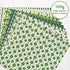 Whaline 12 Designs St. Patrick's Day Pattern Paper 24 Sheet Green Lucky Clover Stripe Plaid Dot Scrapbook Paper Double-Sided Decorative Craft Pape...