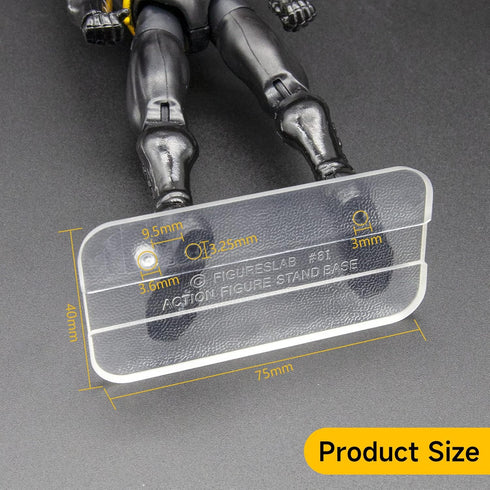 Star Was Black Series 6 inch Action Figure Stand, 1/12 Scale Original Support Display Feet Stands with Peg, Figures Toy Organizer Bases Holder Acc...