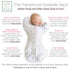 SwaddleDesigns Transitional Swaddle Sack, Arms Up Half-Length Sleeves & Mitten Cuffs, Swaddle for Newborn Transition to Baby Sleep Sack Wearable B...