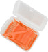 Original Dental Floss Picks - Easy Reach Back Teeth | Tooth Flossers |Orange, Unflavored, 70 ct, w/Travel Case...