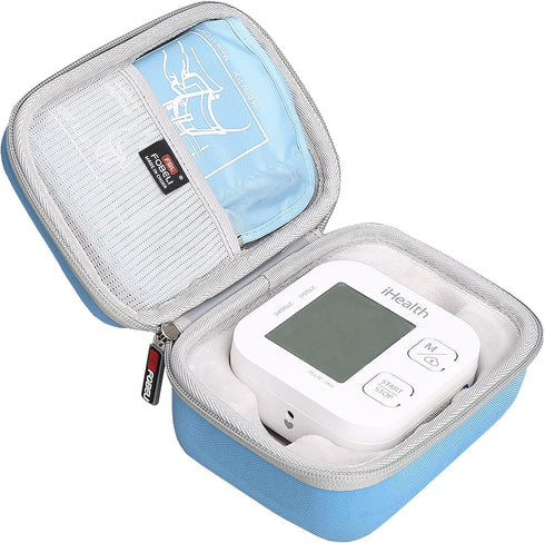 Hard Carrying Case Replacement for iHealth Track Smart Upper Arm Blood Pressure Monitor, Bluetooth Blood Pressure Cuff Machine, Protective Travel ...