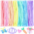 300Pcs Pipe Cleaners Chenille Stem,Pipe Cleaner Crafts,Craft Supplies Bulk for DIY Arts Crafts Project,7Colors (Macaron)...