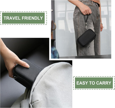 Hard Travel Case for Canon Powershot G7 X Mark II/ G7 X Mark III Digital Camera, Protective Storage Bag with Zipper Mesh Pocket for Battery Pack, ...