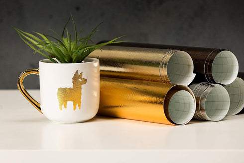 Cricut Permanent Vinyl - Textured Metallic, Platinum - 4ft Roll (12'x48')...