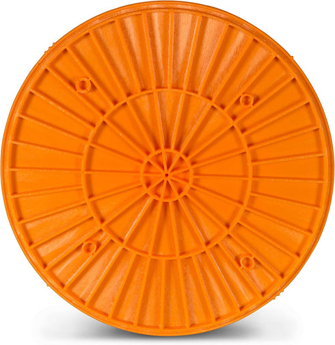 Speedball 14 Inch Round Universal Pottery Wheel Bat, Orange, for Ceramics and Clay Work...
