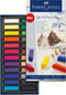 Faber-Castell Creative Studio Soft Pastel Mini Sticks (1.25”) - 24 Vivid Colors...