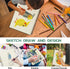 Sketch Book 5.5 X 8.5 - Spiral Sketchbook Pack of 2, SuFly 200 Sheets (68 lb/100gsm) Acid Free Sketch Pads for Drawing for Adults Spiral-Bound wit...