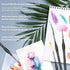 10Pcs Micro Paint Brushes Set with Triangular Handles - For Acrylic, Watercolor, Crafts, Models...
