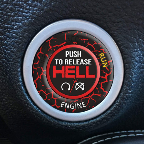 TOOLEPIC Push Start Button Cover for Dodge Challenger Charger Durango Accessories 2015-2025-Engine Start Stop Ignition Switch Kit Interior Accesso...