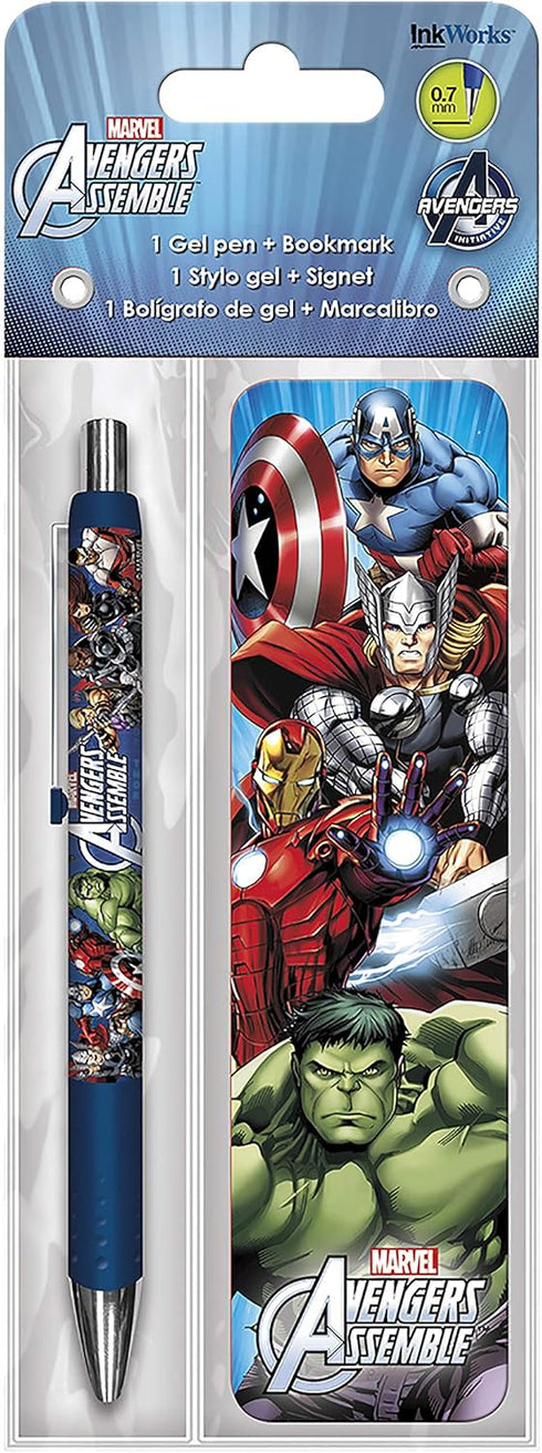 Trends International Avengers Assemble Gel Pen + Bookmark Pack...