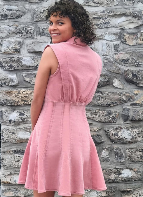 Know Me Misses' Button Front Dresses Sewing Pattern Kit, Design Code ME2031, Sizes 18-20-22-24-26...