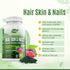 100% Pure Hair, Skin, and Nails Vitamins with Biotin Super Blend Formula, Designed to Support Radiant Beauty, Hair, Skin and Nail Health for Both ...