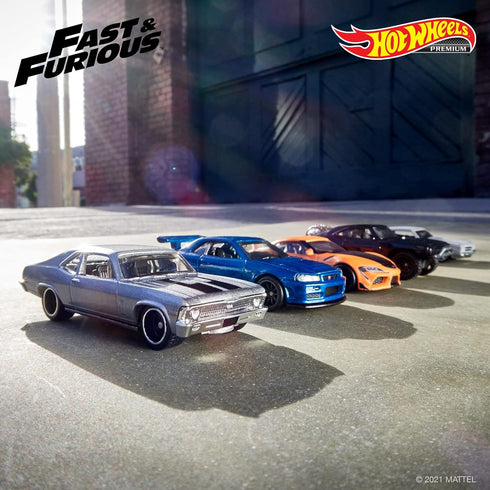 Hot Wheels Fast & Furious Collection of 1:64 Scale Vehicles from The Fast Film Franchise, Modern & Classic Cars, Great Gift for Collectors & Fans ...