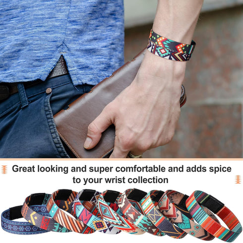 Cunno 15 Pcs Summer Beach Friendship Bracelets for Women Adjustable Waterproof Reversible Stretch Wristband Loose Bands Boho Chic Wristband Bracel...